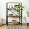 Honey Can Do 4-Tier Industrial Rolling Bookshelf